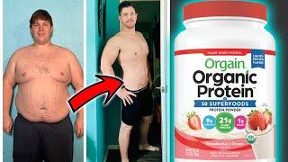 Orgain Organic Protein Powder Strawberries 'n Cream Review | I Lost 100 Pounds in 6 Months