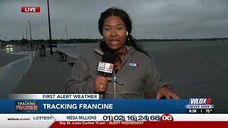 LIVE: Gusts pick up in Biloxi as Hurricane Francine makes landfall in Louisiana