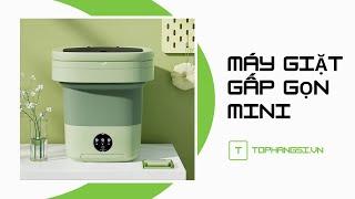 MÁY GIẶT GẤP GỌN MINI | GIẶT QUẦN ÁO TẤT VỚ ĐỒ TRẺ EM TIỆN LỢI