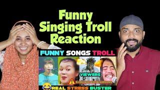 Funny Songs Troll  Reaction|  Funny Singing Troll  | GULFIE |  tamallu reaction