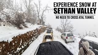 Sethan - Hamta Pass Manali | Sliding Cars in Black-Ice | Travel guide Himachal