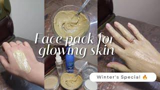 Winter's Special Face Pack For Glowing Skin || Skin care  || Aiman Khial