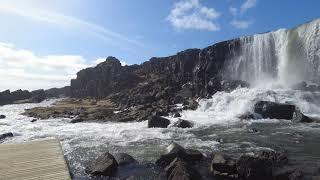 Öxarárfoss - Iceland April 2024 | 4K