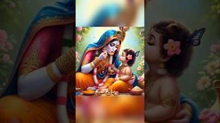 Yashoda ka nandlala ki Jay / khana kha raha hai #trending #Yashoda #nandlala #viralvideo