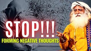 How To Overcome Negative Thoughts Explained By Sadhguru | The Guru's Grace | #negativethinking