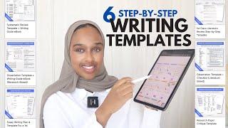 Write A First Class Essay or Dissertation Using 6 Step-by-Step Fully Scaffolded Templates