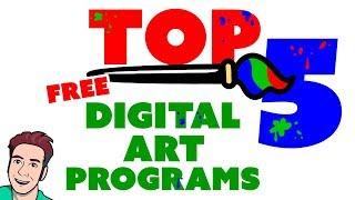 Top 5 Best FREE Digital Painting Software 