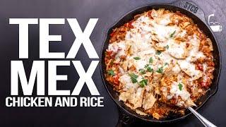 THE BEST TEX MEX CHICKEN AND RICE (SO SIMPLE, SO DELICIOUS!) | SAM THE COOKING GUY