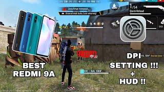 BEST SETTINGS ️ REDMI 9A FOR FREE FIRE SENSITIVITY / MAX DPI 50% AUTO HEADSHOT