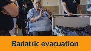 How to rescue a bariatric patient during an emergency evacuation? 