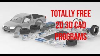 Best Free 2D 3D Cad Programs