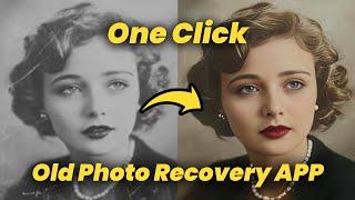 Best Old Photo Recovery APP 2024 | How to Restore Old Photos in Seconds (Tutorial)