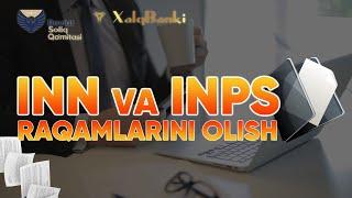 INN (STIR) va INPS (JBPT)ni telefonda olish va aniqlash | onlayn olish