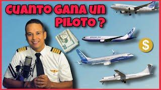 Cuanto gana un PILOTO COMERCIAL?