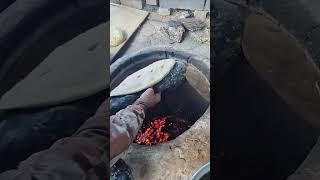 نان تنوری زن عموجان ...چکنه علیا