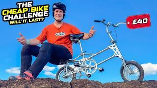 THE CHEAP BIKE CHALLENGE - £40 FOLDING BIKE - WILL IT LAST?