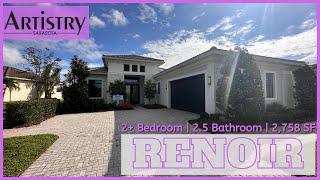 Kolter Homes | Renoir At Artistry | 4 Bedroom | 4.5 Bathroom | 2,758 SF | Sarasota Florida