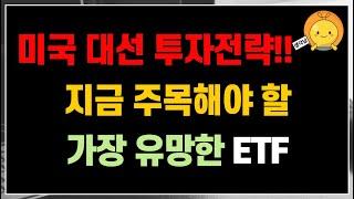 미국 대선 투자전략! 가장 수혜를 볼 유망한 산업 ETF  | 안정성과 성장성, 모두 잡는 ETF 