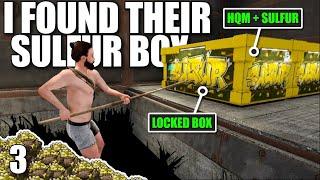 I BROKE INTO THIS CLANS SULFUR + HQM LOOT ROOM | Solo Rust