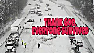 30 Vehicle Pileup In Kentucky Last Night Truck Drivers