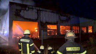 [GROSSBRAND IN BURSCHEID] - Firma in Vollbrand | Massive Rauchentwicklung | Großeinsatz -