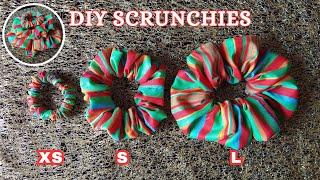 How To Make Scrunchies In Three Different Sizes | Hanaboo