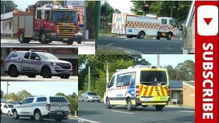 *MULTIPLE RESPONSES* Victoria Police, FRV, SES and Ambulance Victoria responding code 1