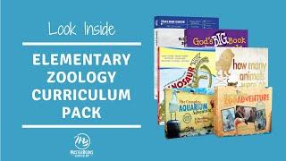 Look Inside the Elementary Zoology Curriculum Pack //  Master Books Homeschool Curriculum