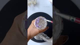 Easy Flower Painting Hack#acrylicpainting #hack #easy #shorts