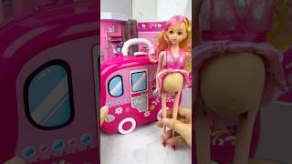 Satisfying With Unboxing Doll Makeup Set Toys, ASMR Video #shorts