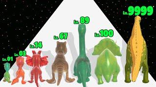 Dinosaur Evolution Run - Level Up Dinosaur Max Level Gameplay (Part 2) New Update