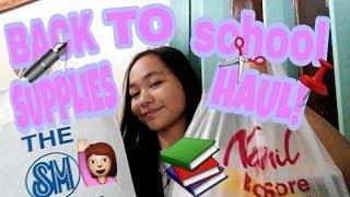 Back To School Supplies Haul 2017! (Philippines) | HeyItsIsha