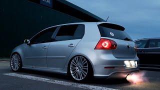 CRAZY Golf R32 - Amazing SOUND (Explosive Revs & FLAMES !!)