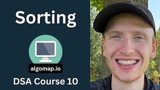 Sorting: Bubble, Insertion, Selection, Merge, Quick, Counting Sort - DSA Course in Python Lecture 10