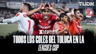 ¡PURA DIABLURA!  Todos los GOLES de Toluca en Leagues Cup | TUDN