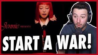 JENNIE - start a war (Official Lyric Video) REACTION!