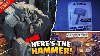 I found builder's lost hammer in Legendary Scenery Clash of Clans ...