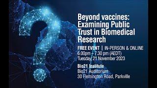 Beyond Vaccines:  Examining Public Trust in Biomedical Research