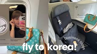 LET’S GO TO KOREA: air france business class, spend the day with me in seoul, korean skincare haul