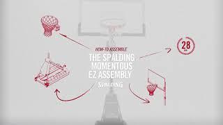 How to Install the Spalding Momentous EZ Assembly Basketball Hoop - Assembles in 30 Minutes or Less