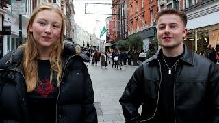 Leah Mooney & Charlie O'Brien Take Us For A Friday Afternoon Walk & Talk Up Grafton Street.