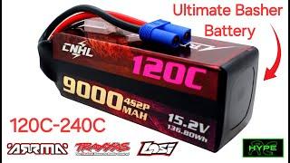 The Ultimate 4S Basher Battery Packs...... CNHL 4S Racing 9000mah LIHV 120C-240C