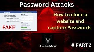 Password Attacks - Capture Passwords using Social Engineering