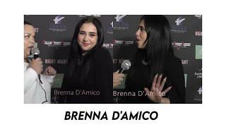 brenna d’amico being surprised every time someone pronounces her name right