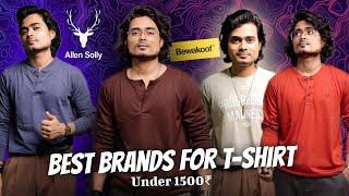 Best T-Shirt Brands for Every Budget in India | ₹200-₹1500 Guide