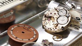 WW2 Rolex In PIECES Restoration - Broken Pivot - Speed King - Vintage Watch - Cal. 710 - ASMR