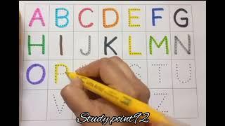 A to Z learning abcd | study point | children abcd