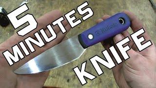 Нормальный нож за 5 минут / A knife in 5 minutes