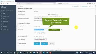 How to Change Plesk Panel Password
