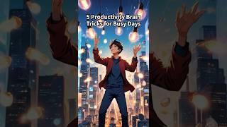5 Productivity Brain Tricks for Busy Days #Shorts #FunFacts #BrainHacks #DidYouKnow #TriviaTime